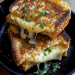 Garlic Bread Grilled Cheese