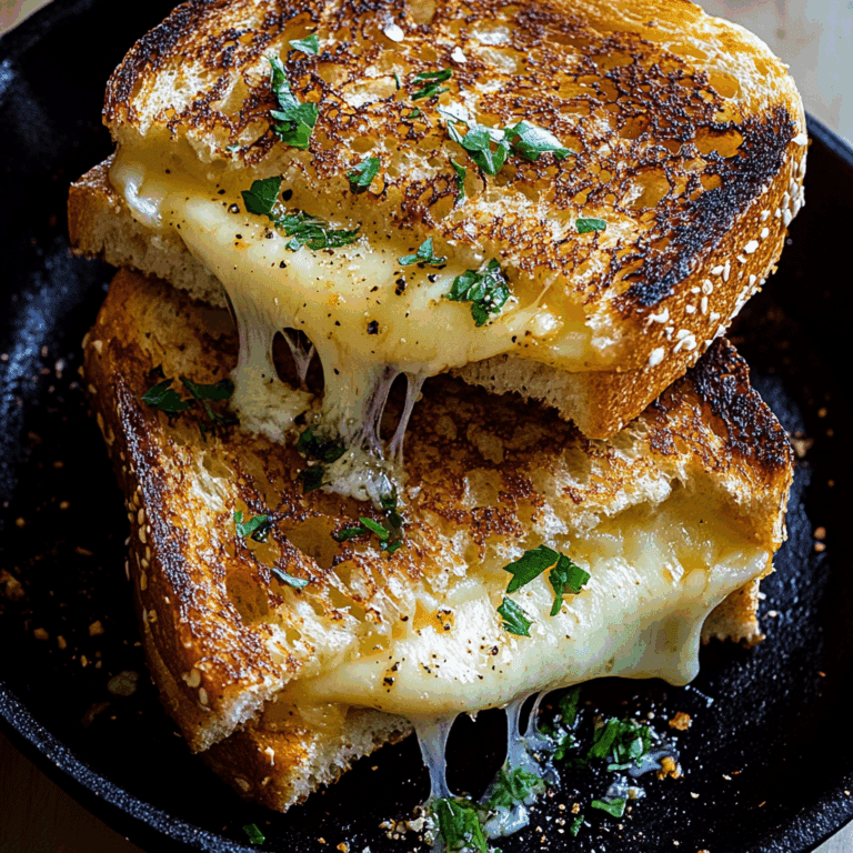 Garlic Bread Grilled Cheese