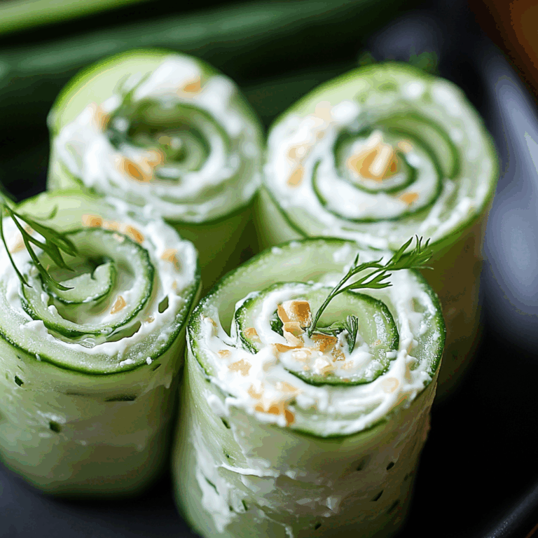 Healthy Cottage Cheese Cucumber Roll-Ups