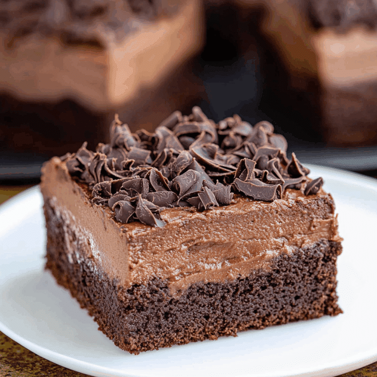 Layered Chocolate Mousse Brownies