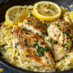 Lemon Chicken with Orzo