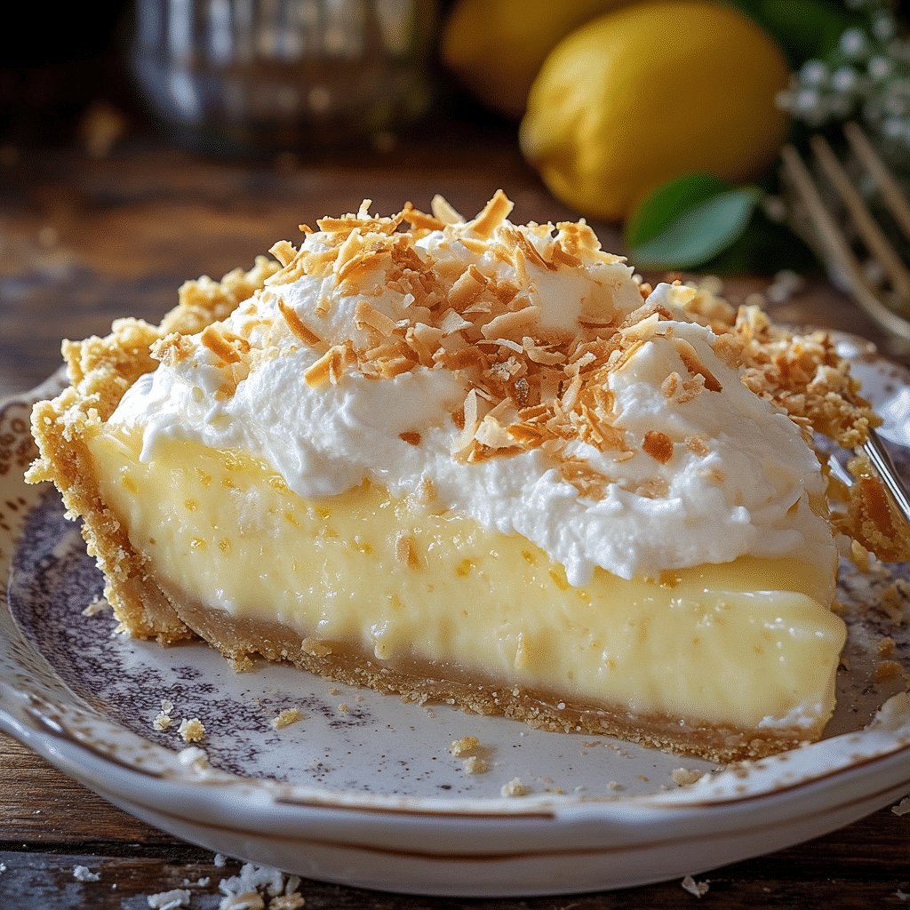 Lemon Coconut Cream Pie