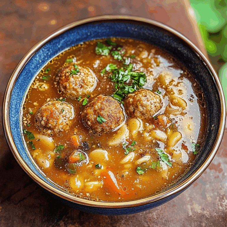 Meatball Soup Recipe