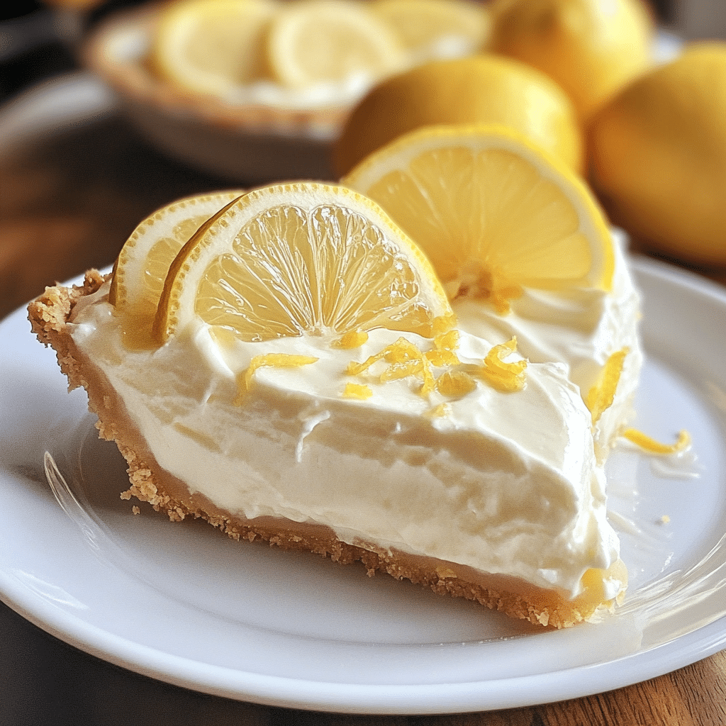 No-Bake Lemonade Pie