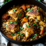 One Pot Chicken and Lentils