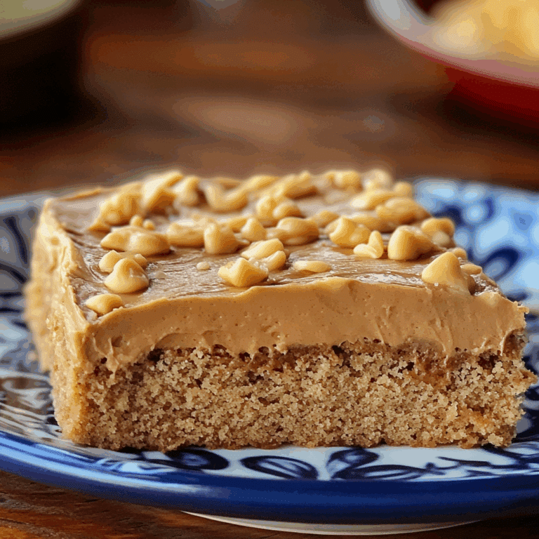 Peanut Butter Texas Sheet Cake
