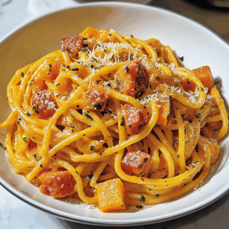 Pumpkin Carbonara Recipe