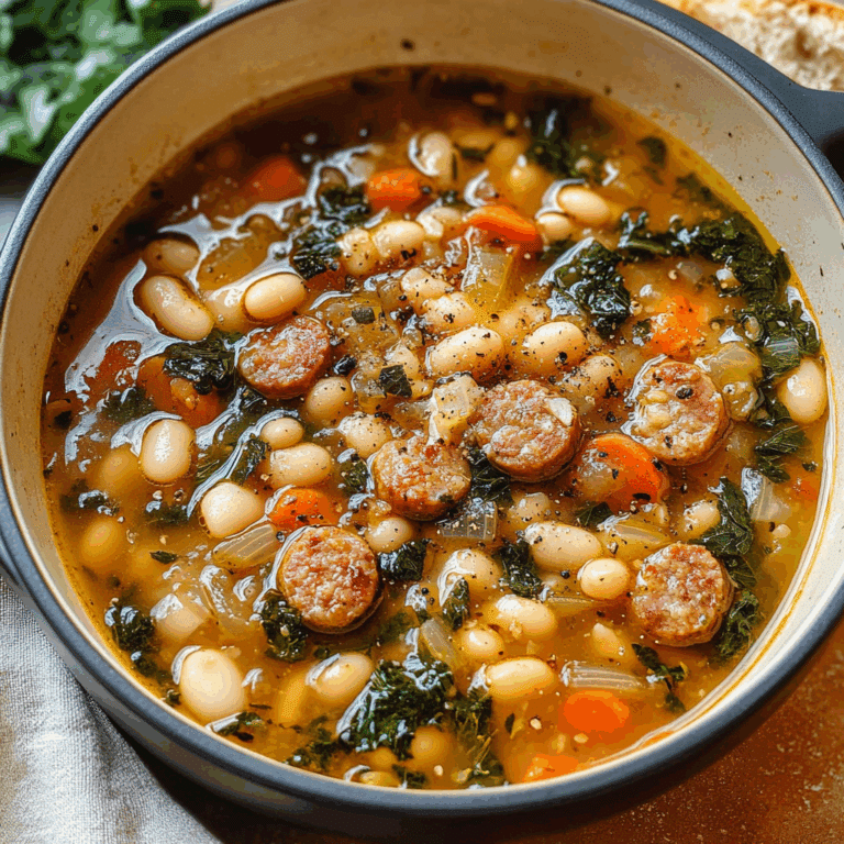 Sausage Fennel and White Bean Soup