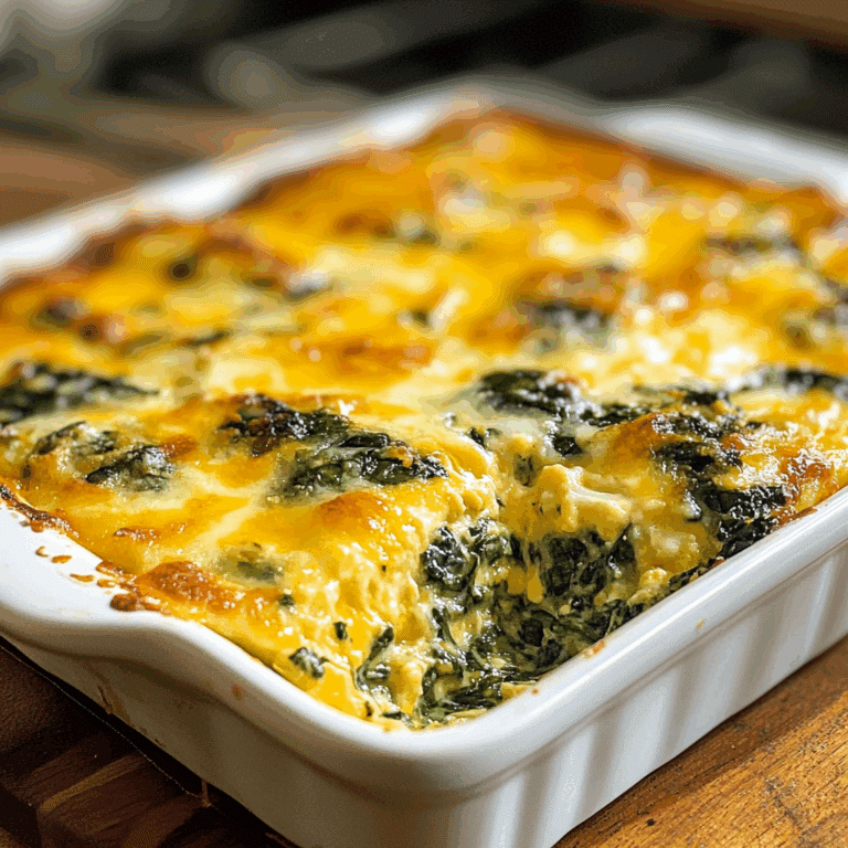 Spinach & Cheese Casserole