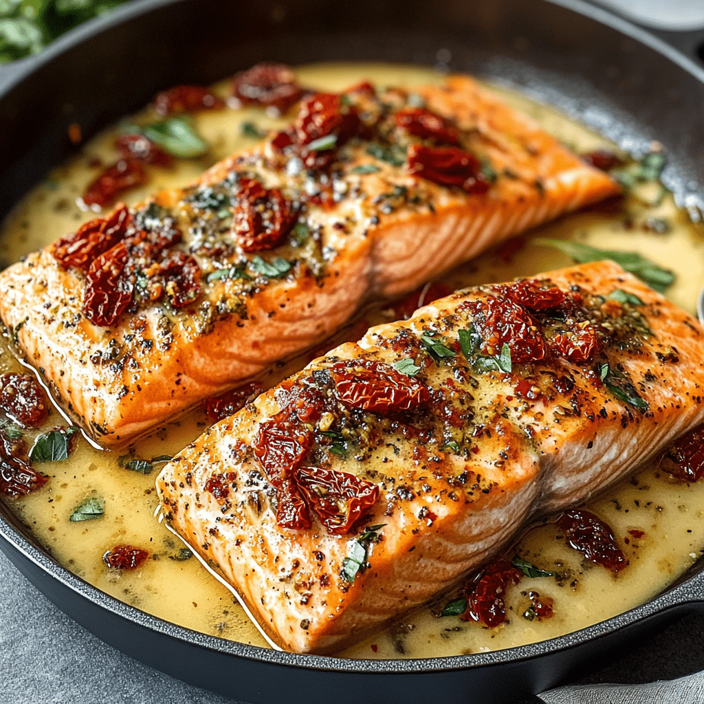 Sun-Dried Tomato Marry Me Salmon