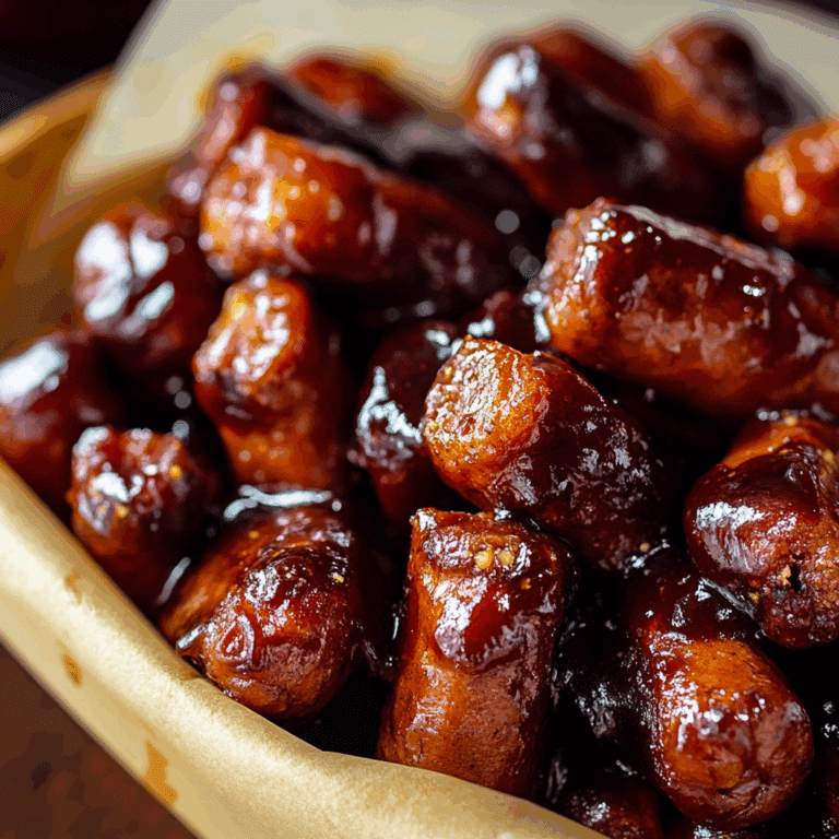 Sweet and Spicy Baked Hot Dog Burnt Ends