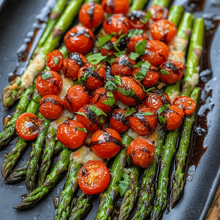 Asparagus with Balsamic Tomatoes Recipe