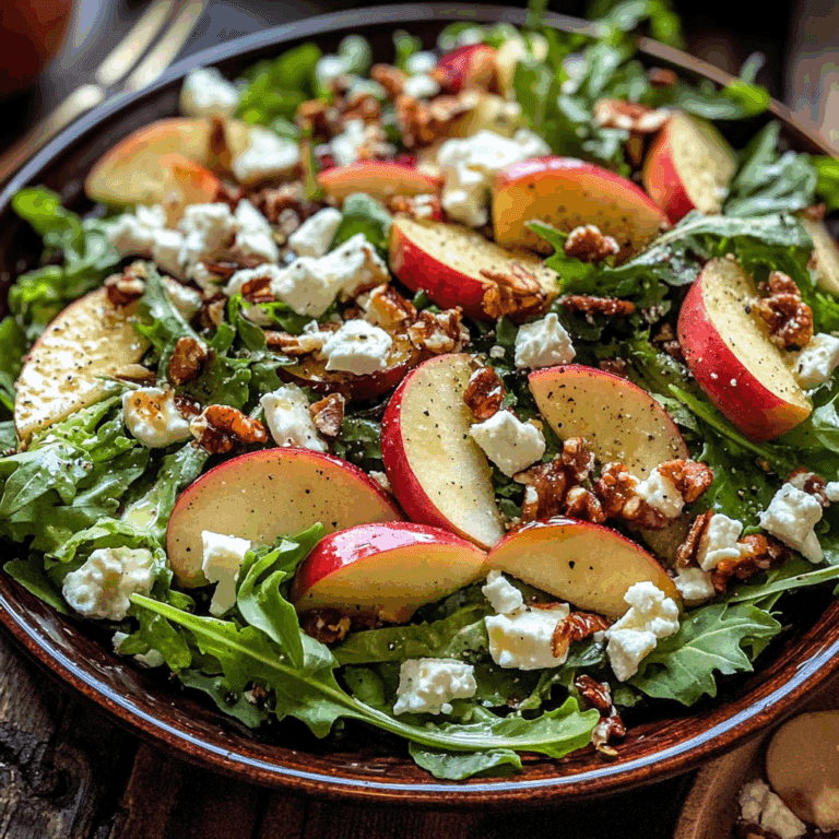 Autumn Harvest Honeycrisp Apple and Feta Salad
