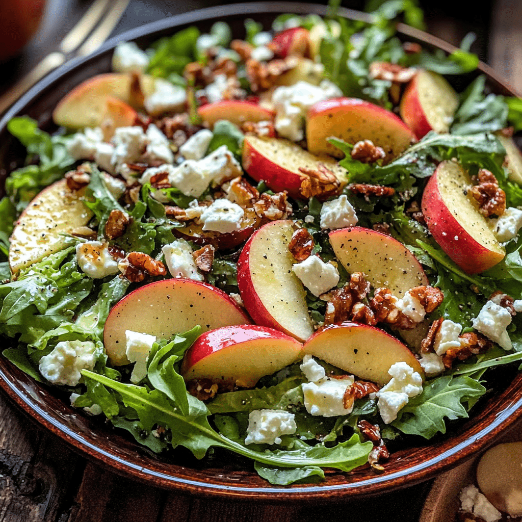 Autumn Harvest Honeycrisp Apple and Feta Salad