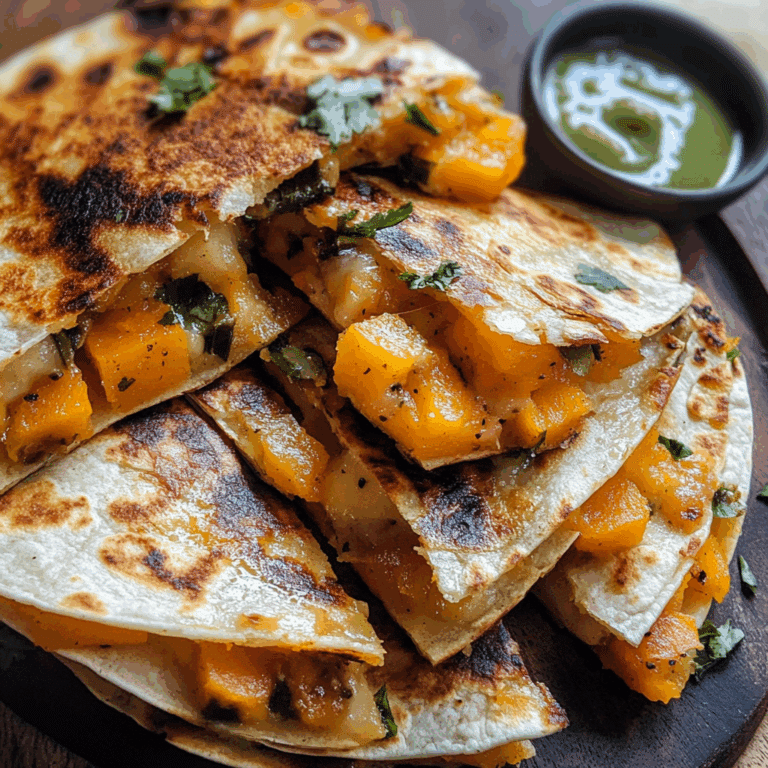 Butternut Squash Quesadillas