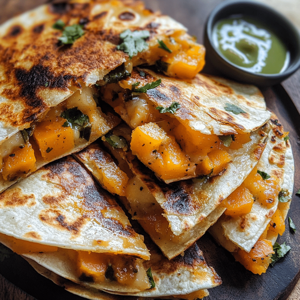 Butternut Squash Quesadillas