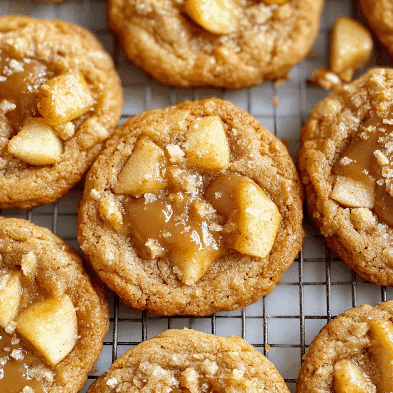Chewy Caramel Apple Cookies Recipe