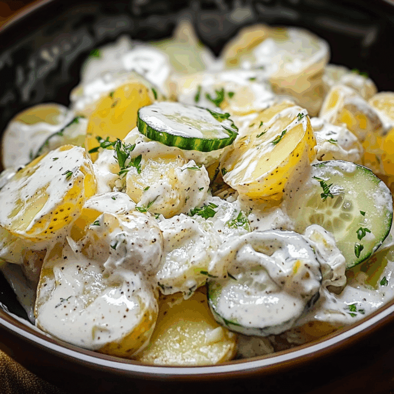 Creamy Cucumber Potato Salad Recipe