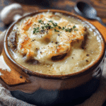 Creamy French Onion and Mushroom Soup