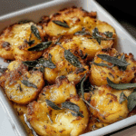 Crispy Brown Butter Sage Smashed Potatoes