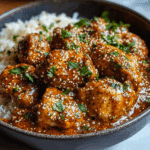 Easy Baked Spicy Sesame Butter Chicken