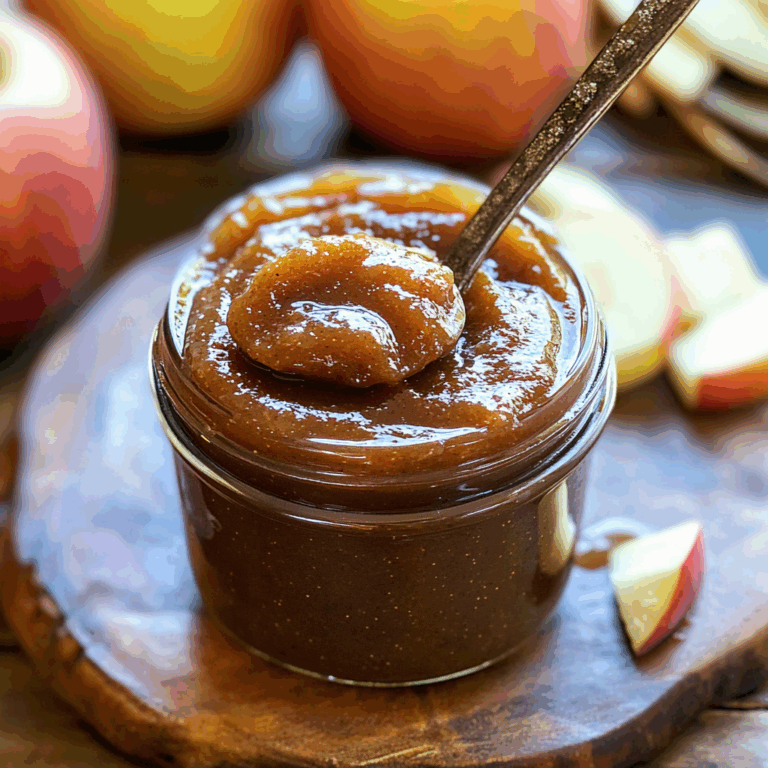 Homemade Slow Cooker Maple Apple Butter