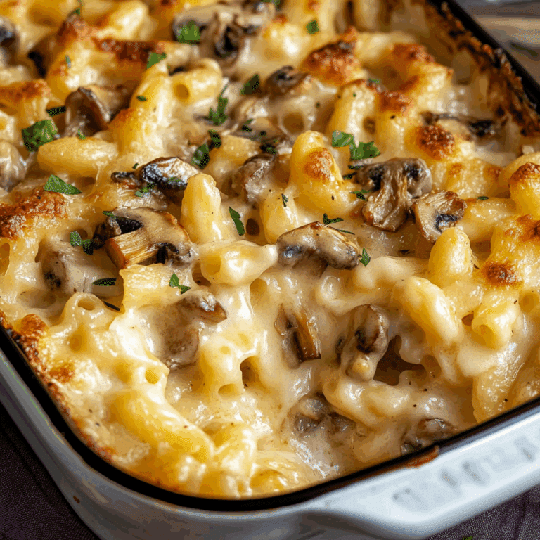 Mushroom Mac and Cheese