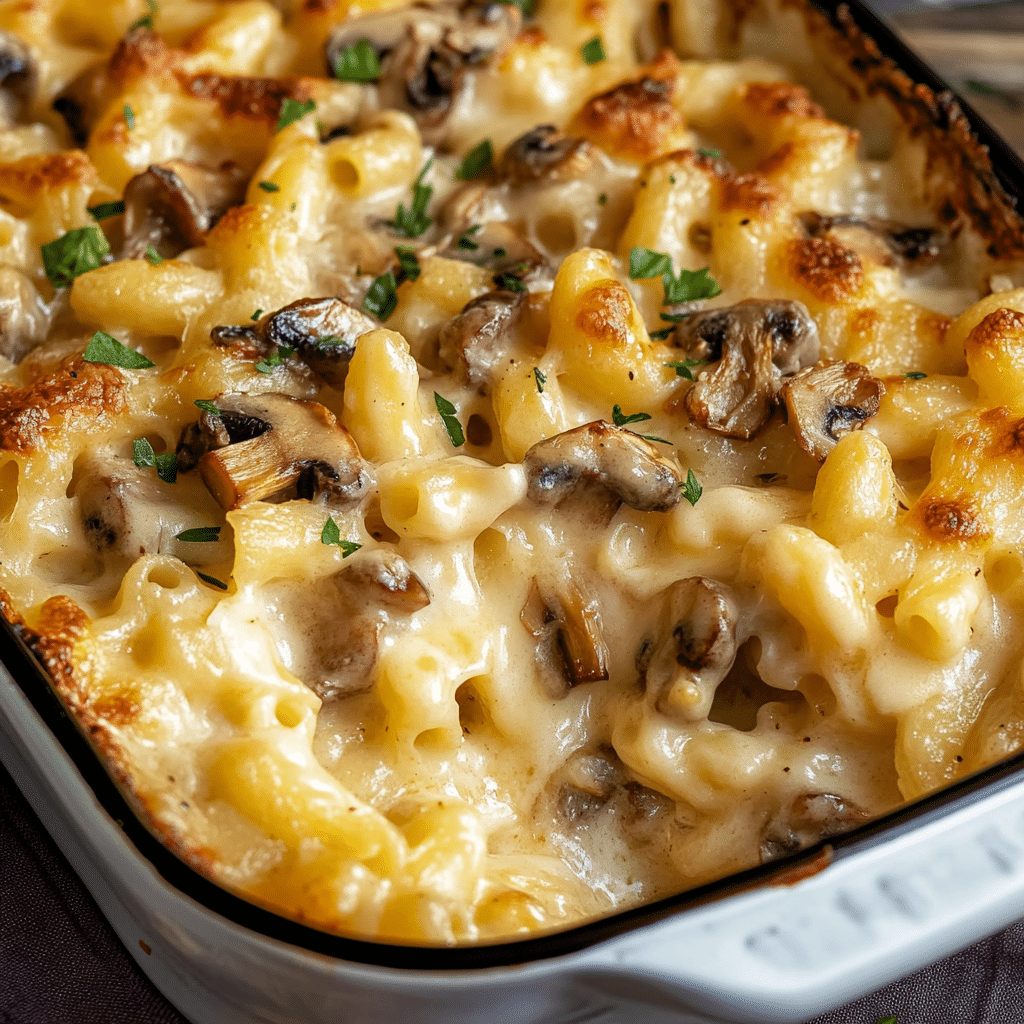 Mushroom Mac and Cheese