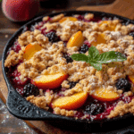 Peach-Berry Crumble Recipe