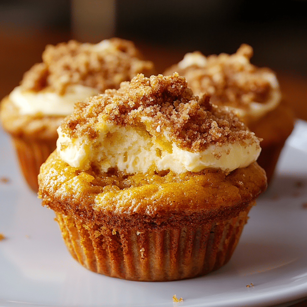 Pumpkin Cream Cheese Muffins