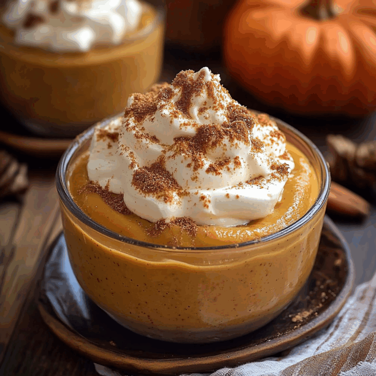 Pumpkin Pie Pudding Recipe