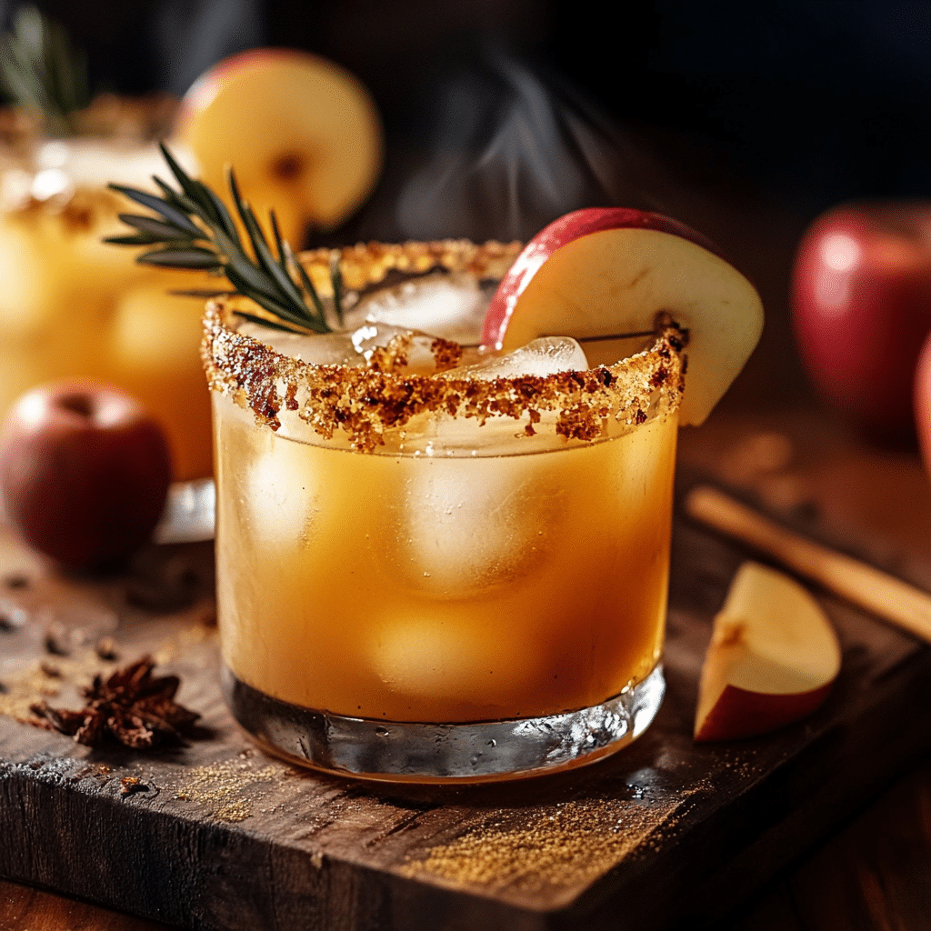Smoky Harvest Apple Cider Margarita