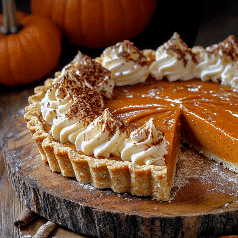 Spiced Pumpkin Tart
