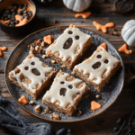 Spooky Peanut Butter Cookie Bars
