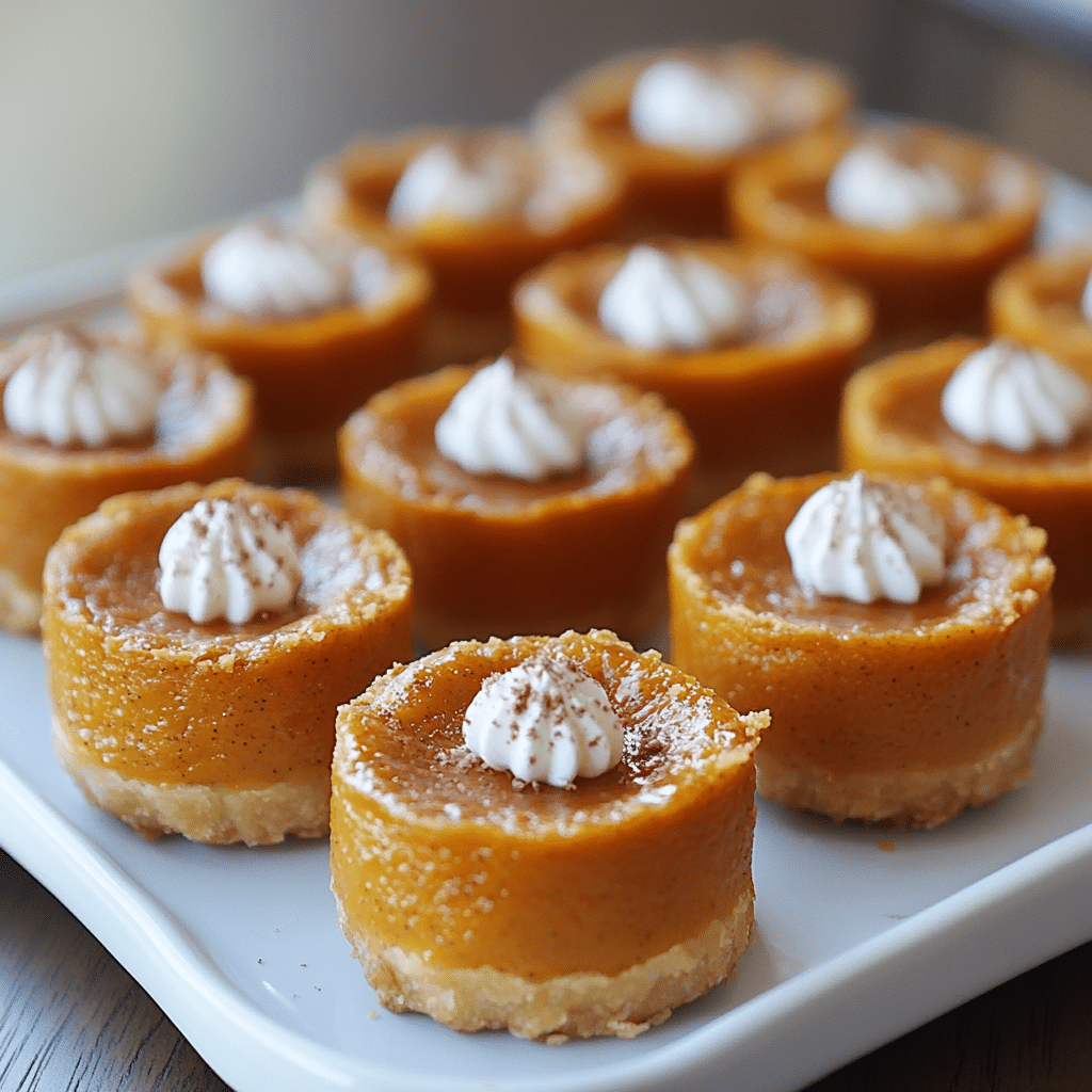 Vegan Pumpkin Pie Bites