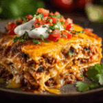 Cheesy Taco Lasagna
