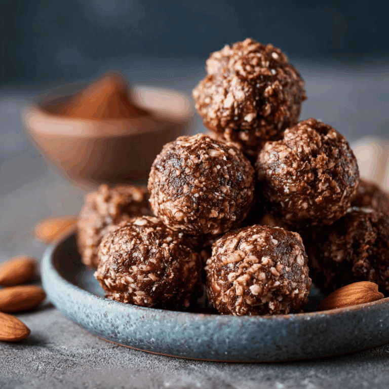 Chocolate Almond Butter Protein Balls