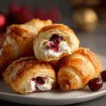 Cranberry Cream Cheese Crescent Bites