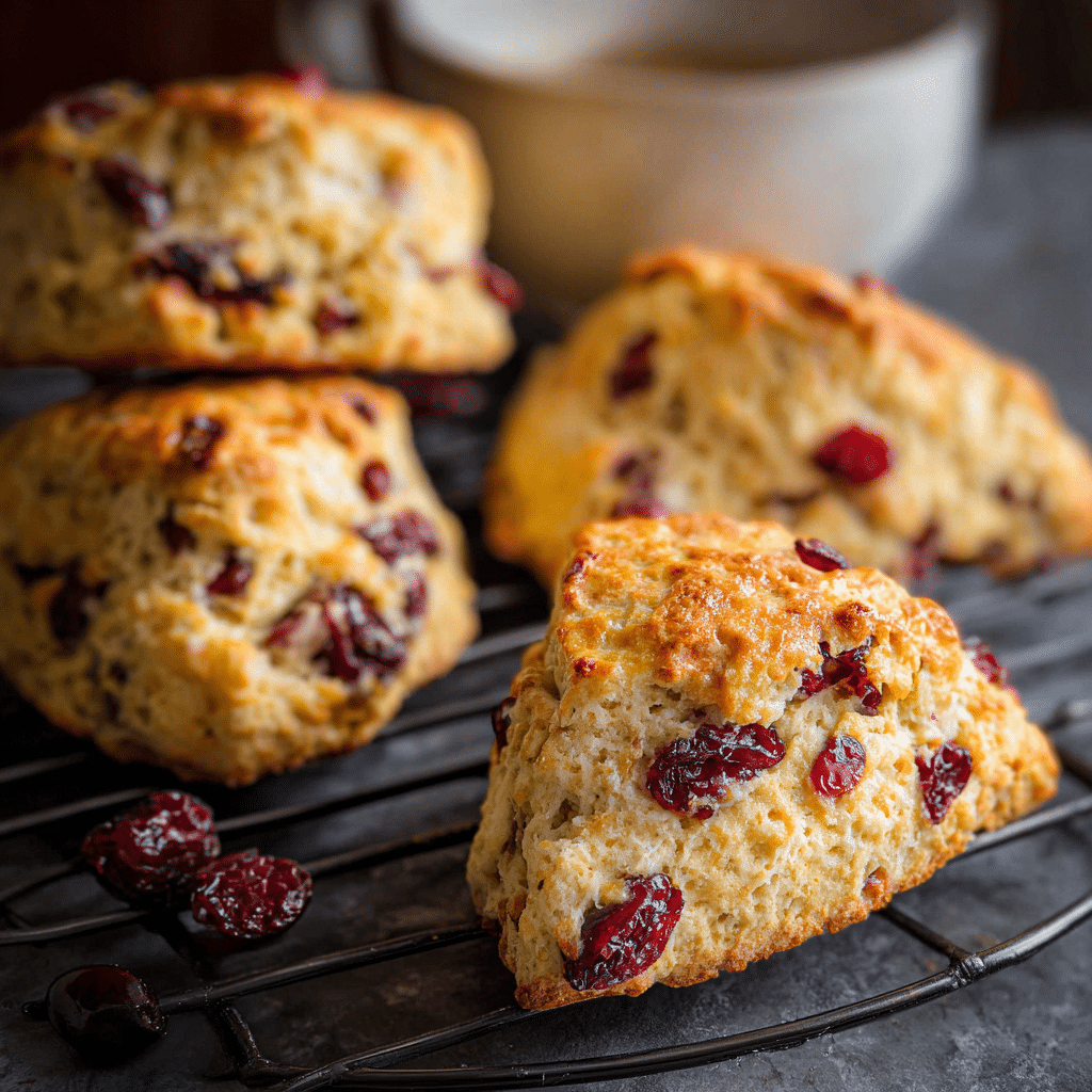Cranberry Orange Scones