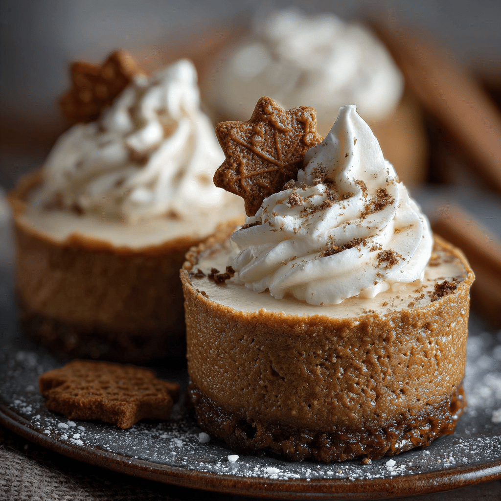 Gingerbread Cheesecake Cups