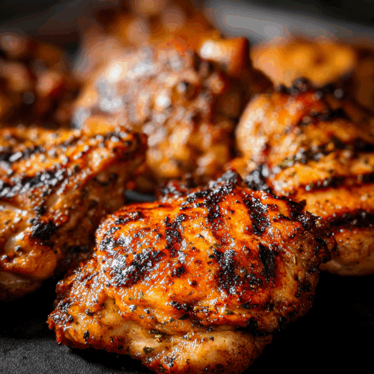 Grilled Chicken Thighs