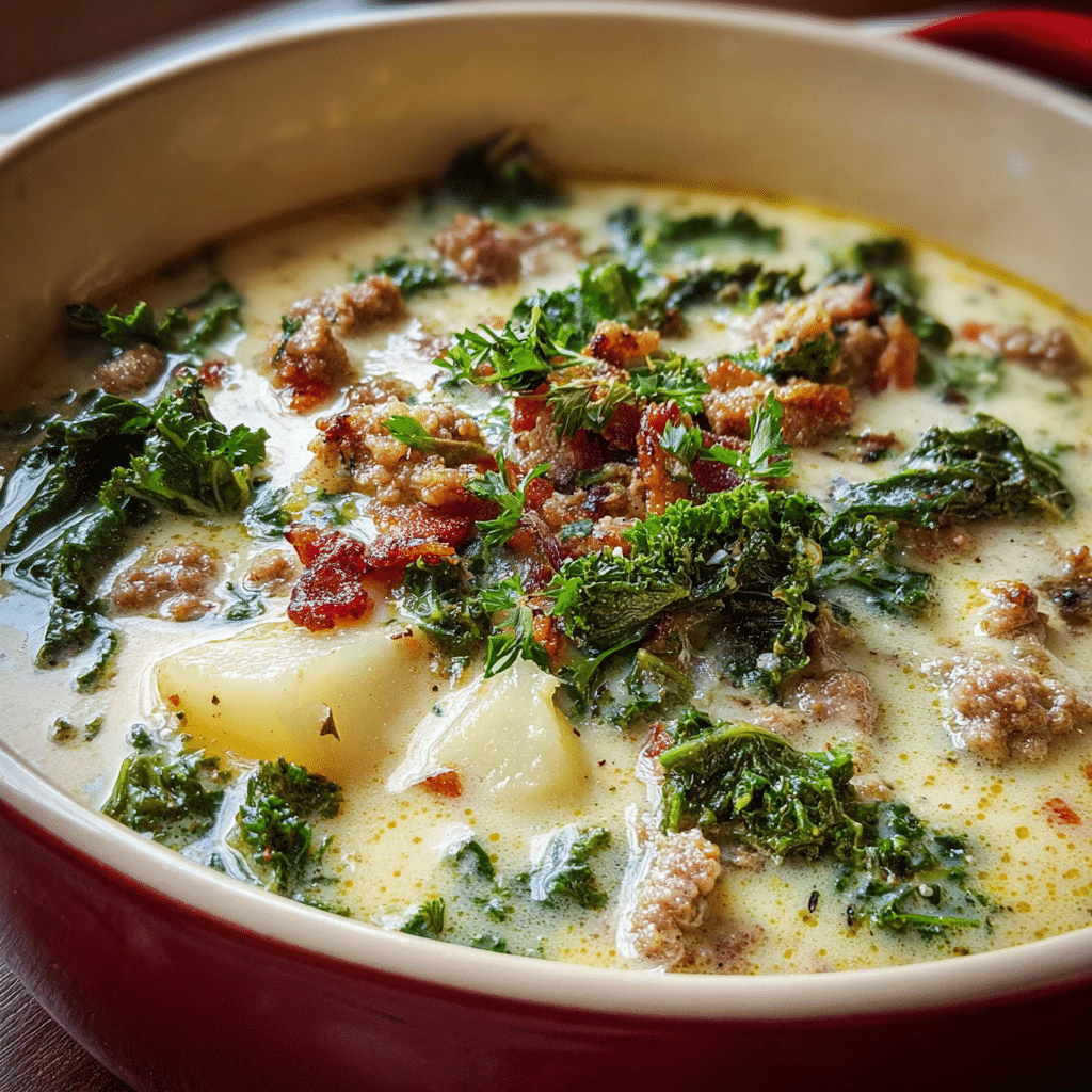 Homemade Zuppa Toscana Soup