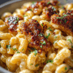 Honey Pepper Chicken Mac and Cheese