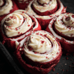 Mini Red Velvet Cinnamon Rolls