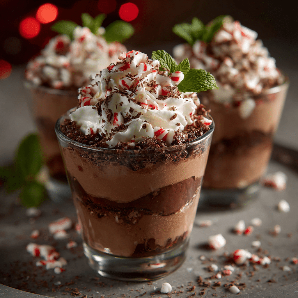 Peppermint Mocha Parfaits