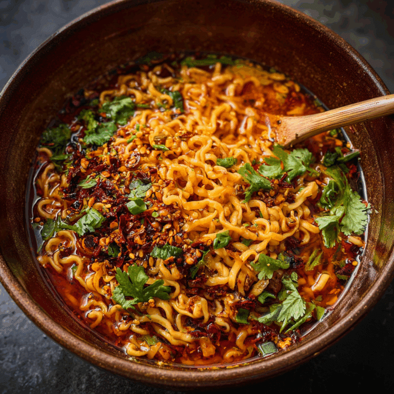 Spicy Chili Crisp Noodle Soup