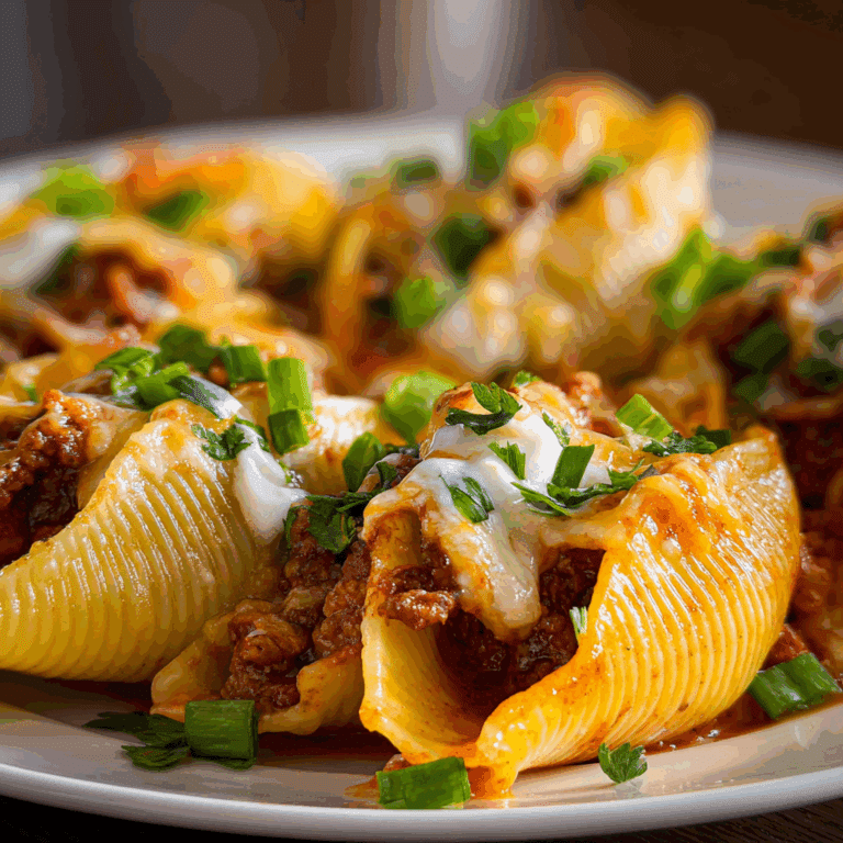 Taco Stuffed Pasta Shells